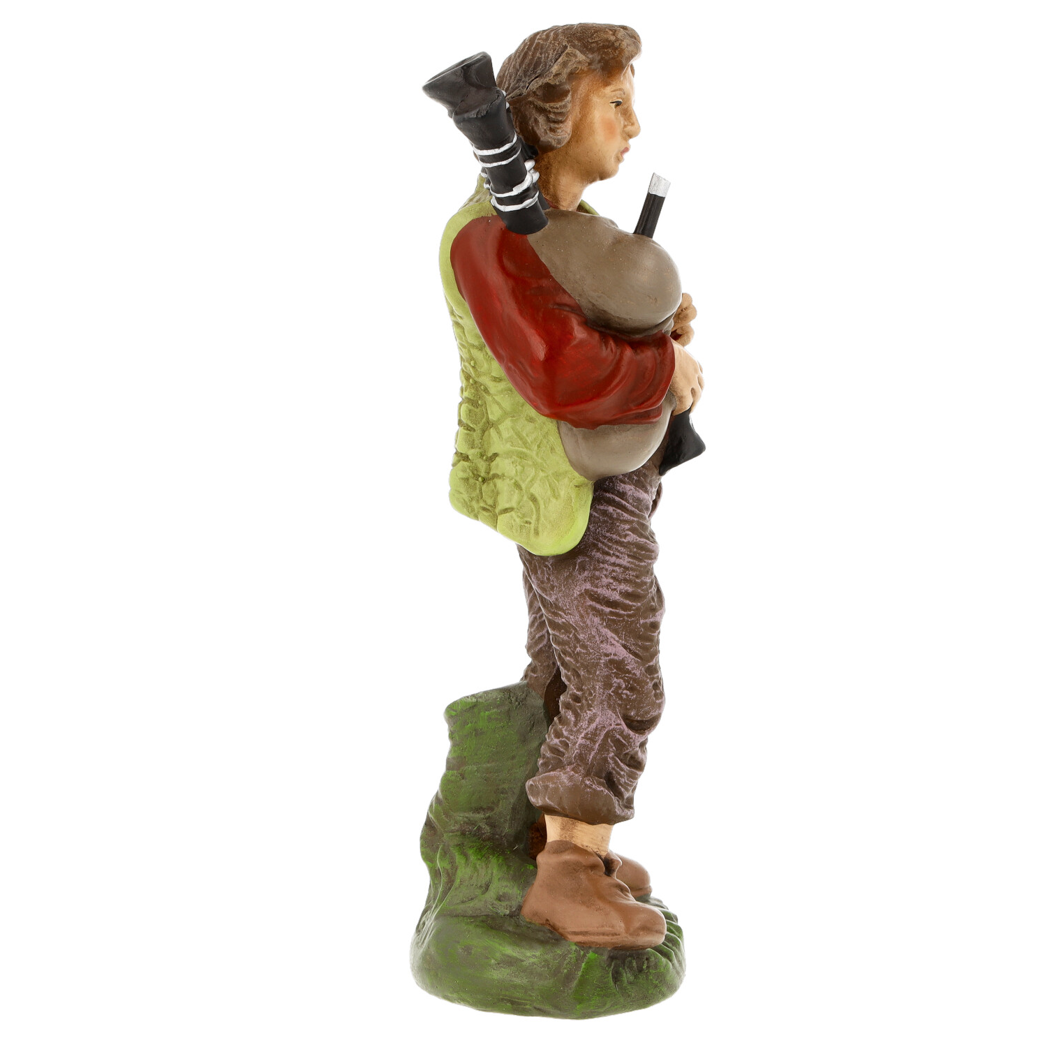 Hirte jung mit Dudelsack, zu 14cm Figuren - Marolin Krippenfigur - made in Germany