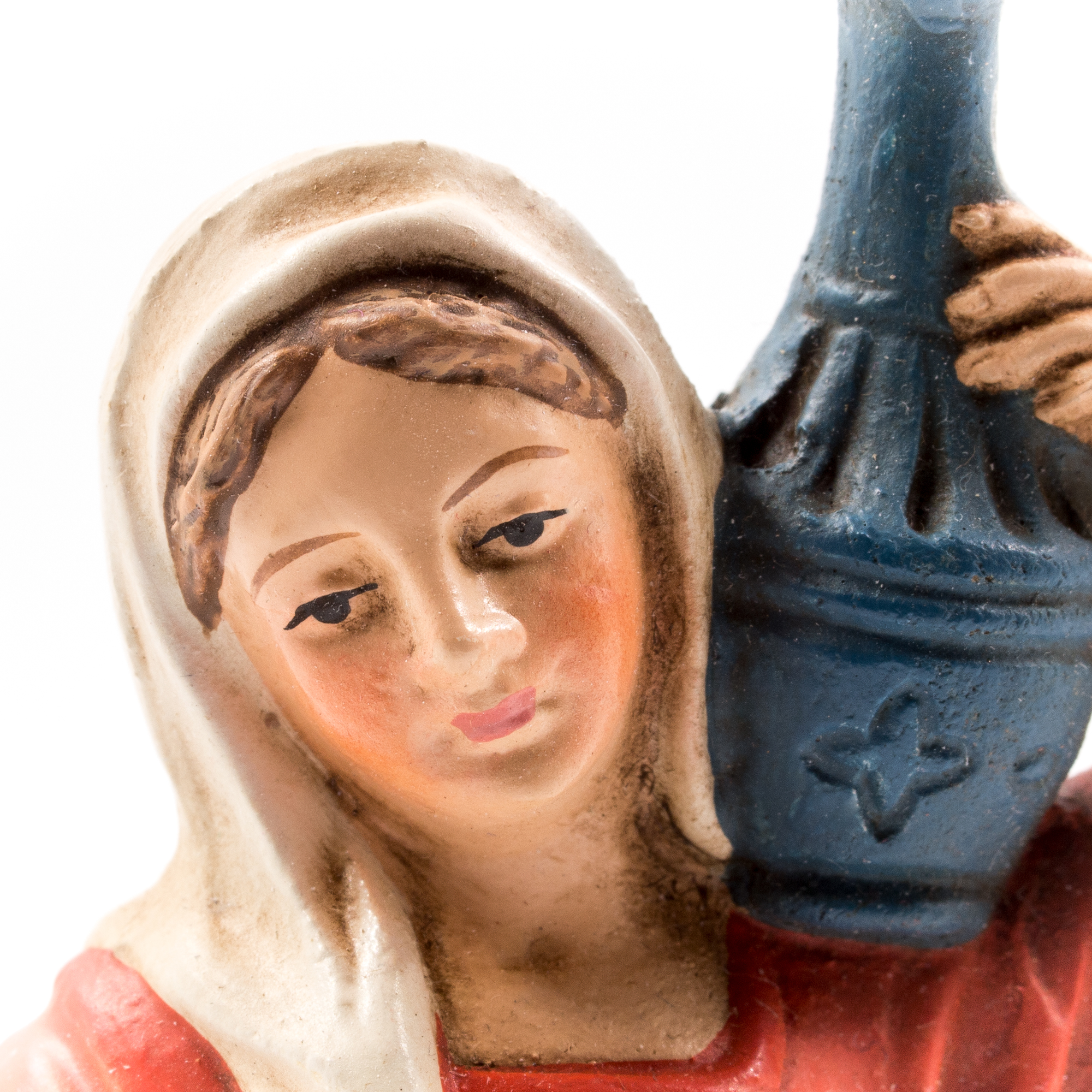 Hirtin mit Krug, zu 11cm Krippenfiguren - Original MAROLIN® - Krippenfigur für Ihre Weihnachtskrippe - Made in Germany