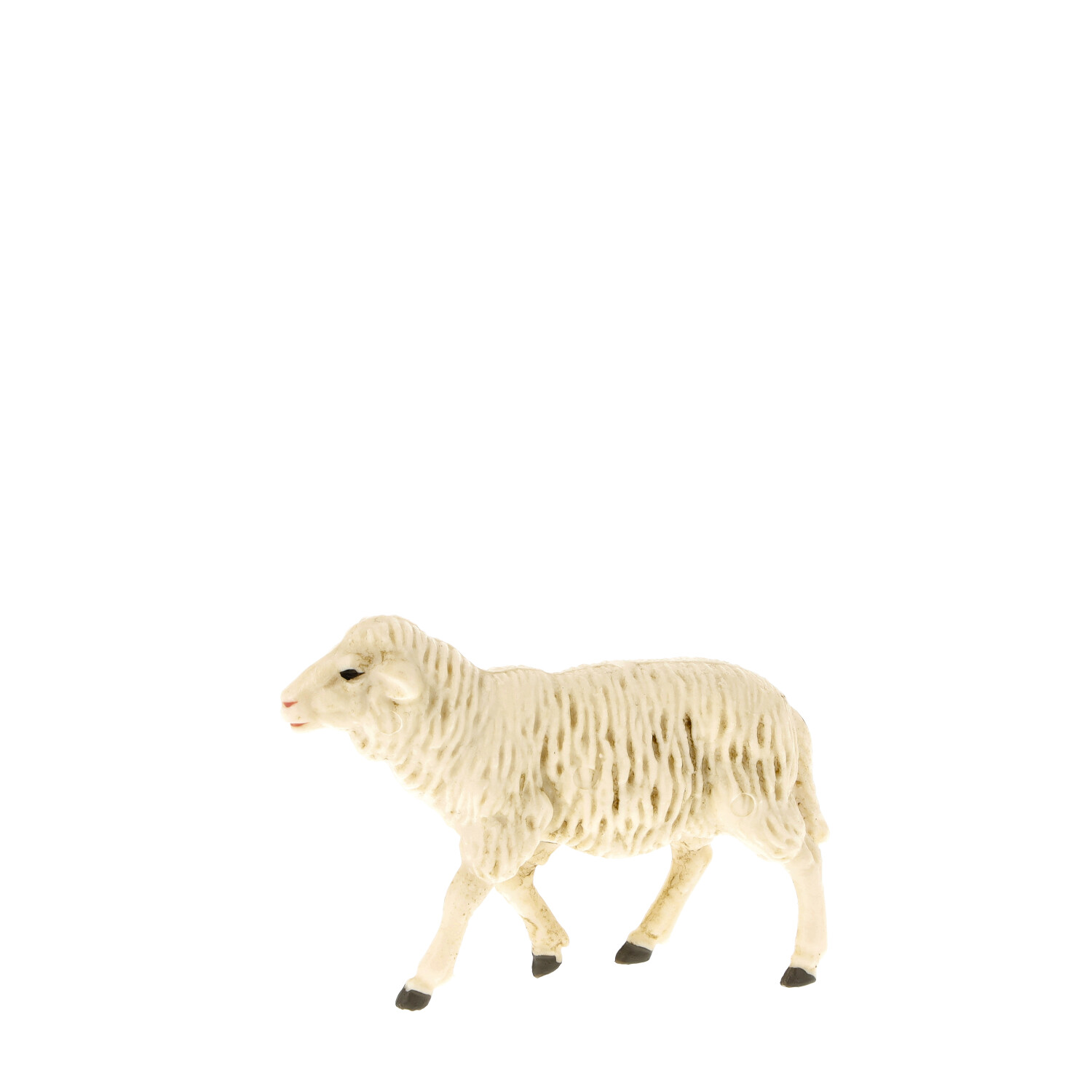 Schaf geradeaus blickend - Marolin Plastik - Krippenfigur aus Kunststoff - made in Germany