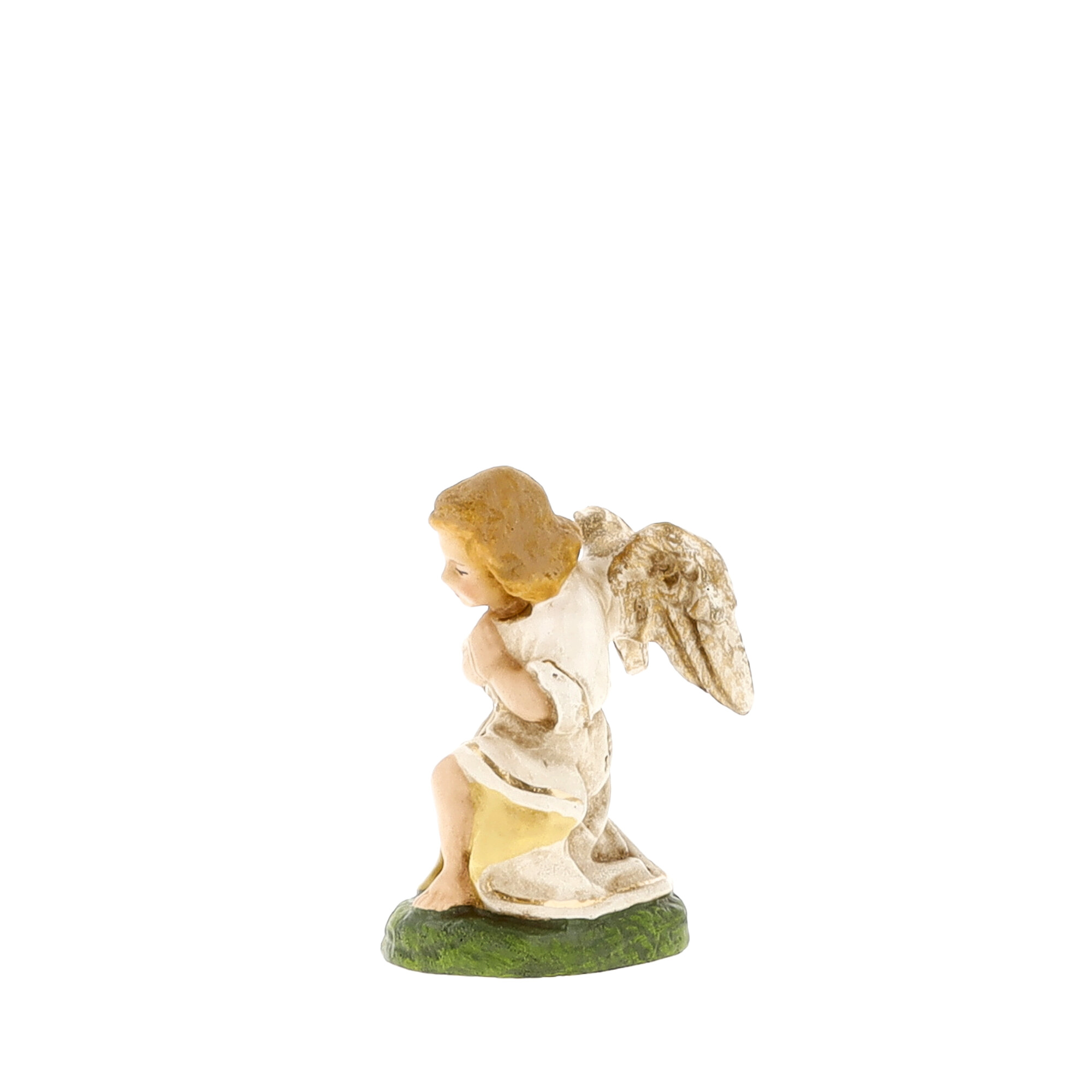 Kniender Engel weiß - MAROLIN Krippenfigur zur 9cm Größe