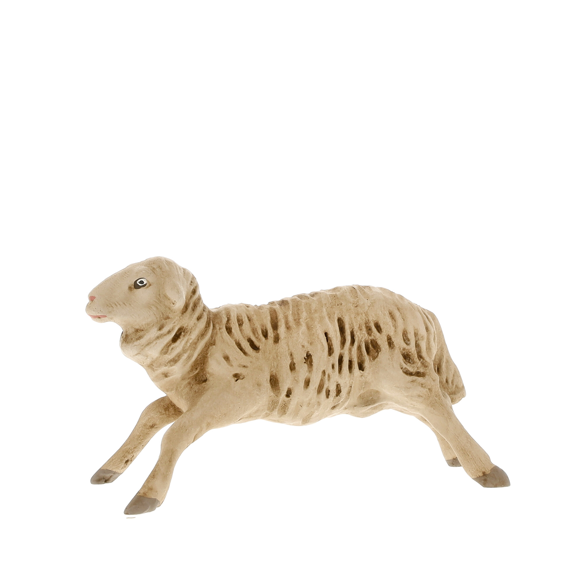 Schaf springend, zu 11 - 12cm Figuren passend - MAROLIN Krippenfigur