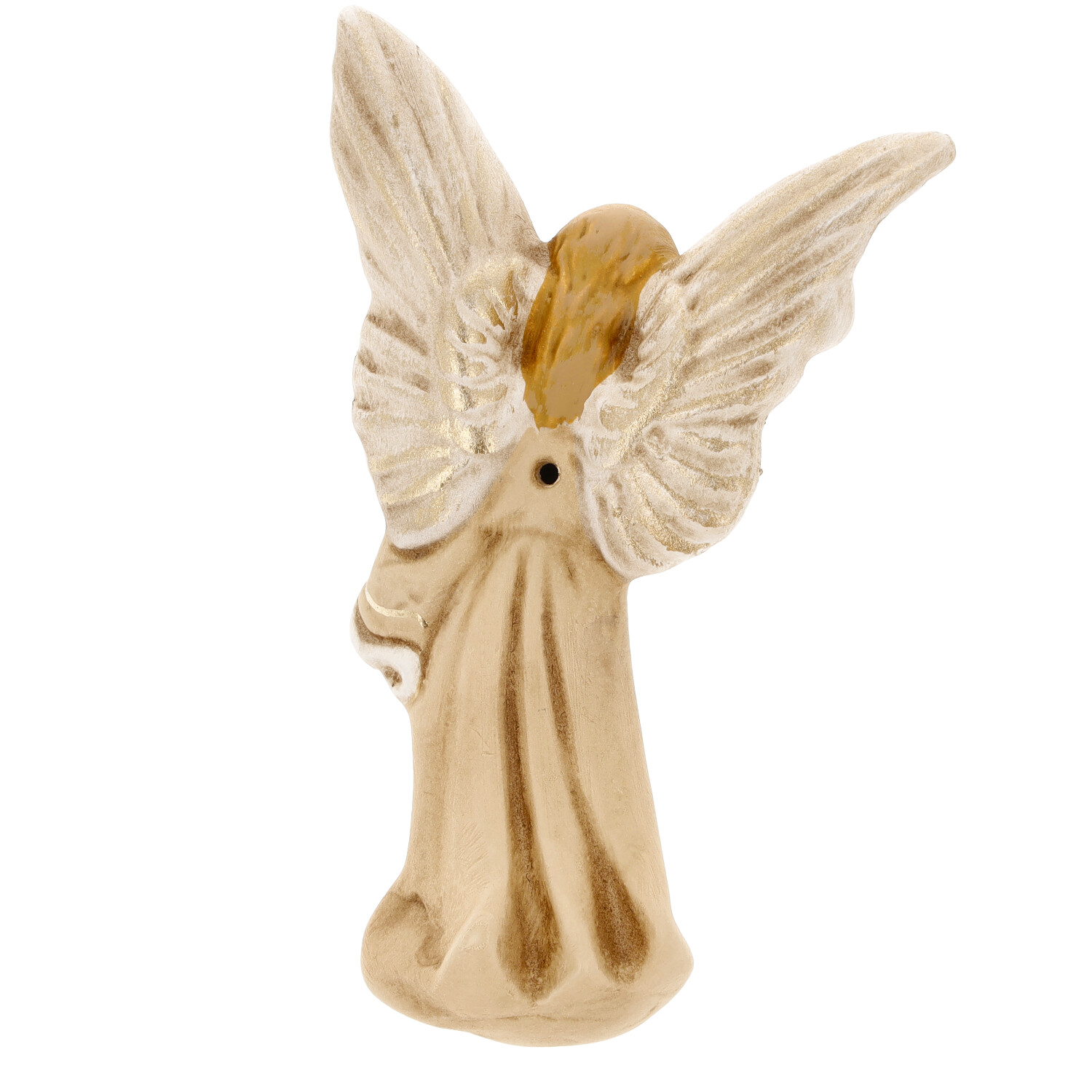 Gloria-Engel schwebend (créme) zu 8 - 10cm Krippenfiguren - Original MAROLIN® - Engel für Ihre Weihnachtskrippe - Made in Germany
