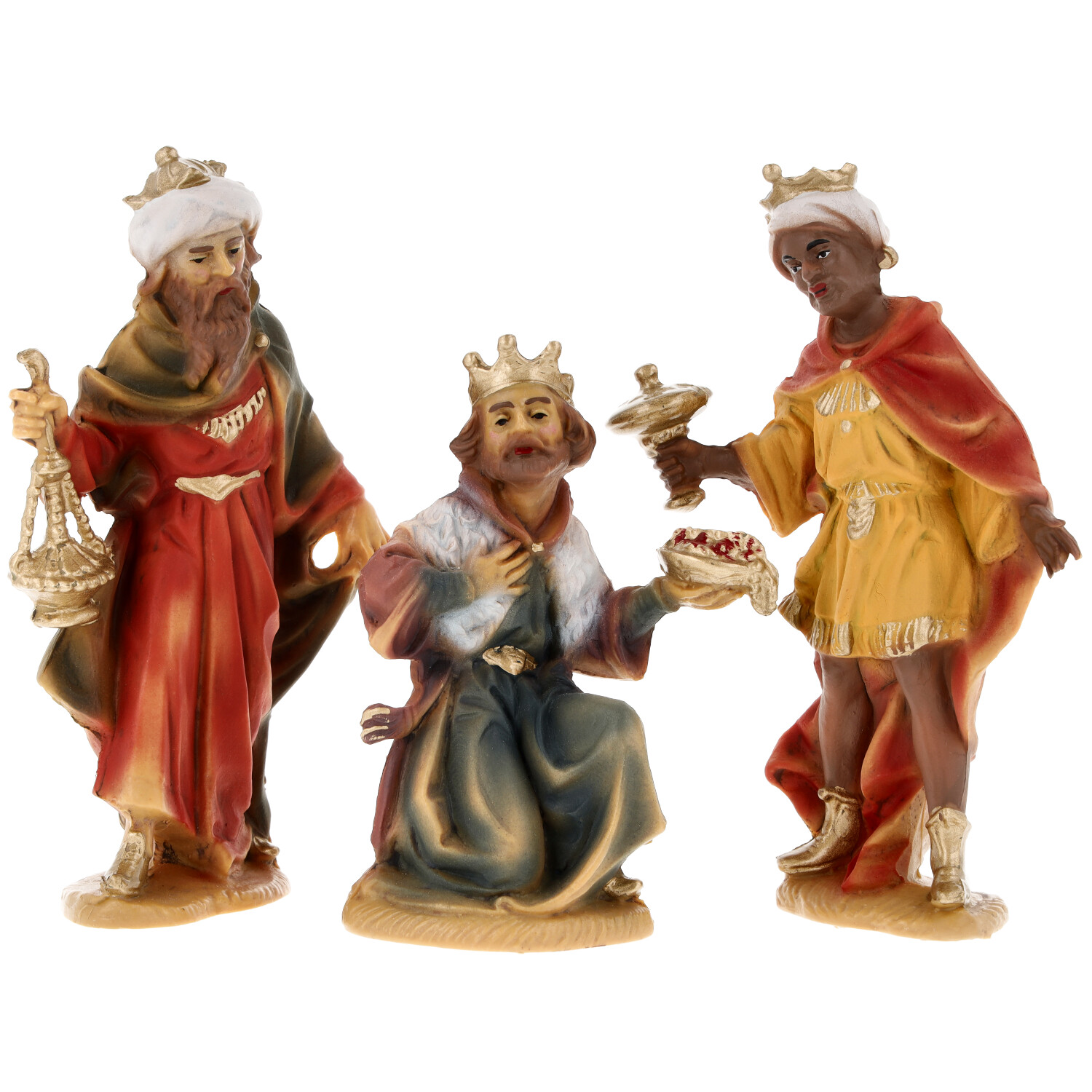 Heilige Drei Könige - Marolin Plastik - Krippenfiguren aus Kunststoff - made in Germany