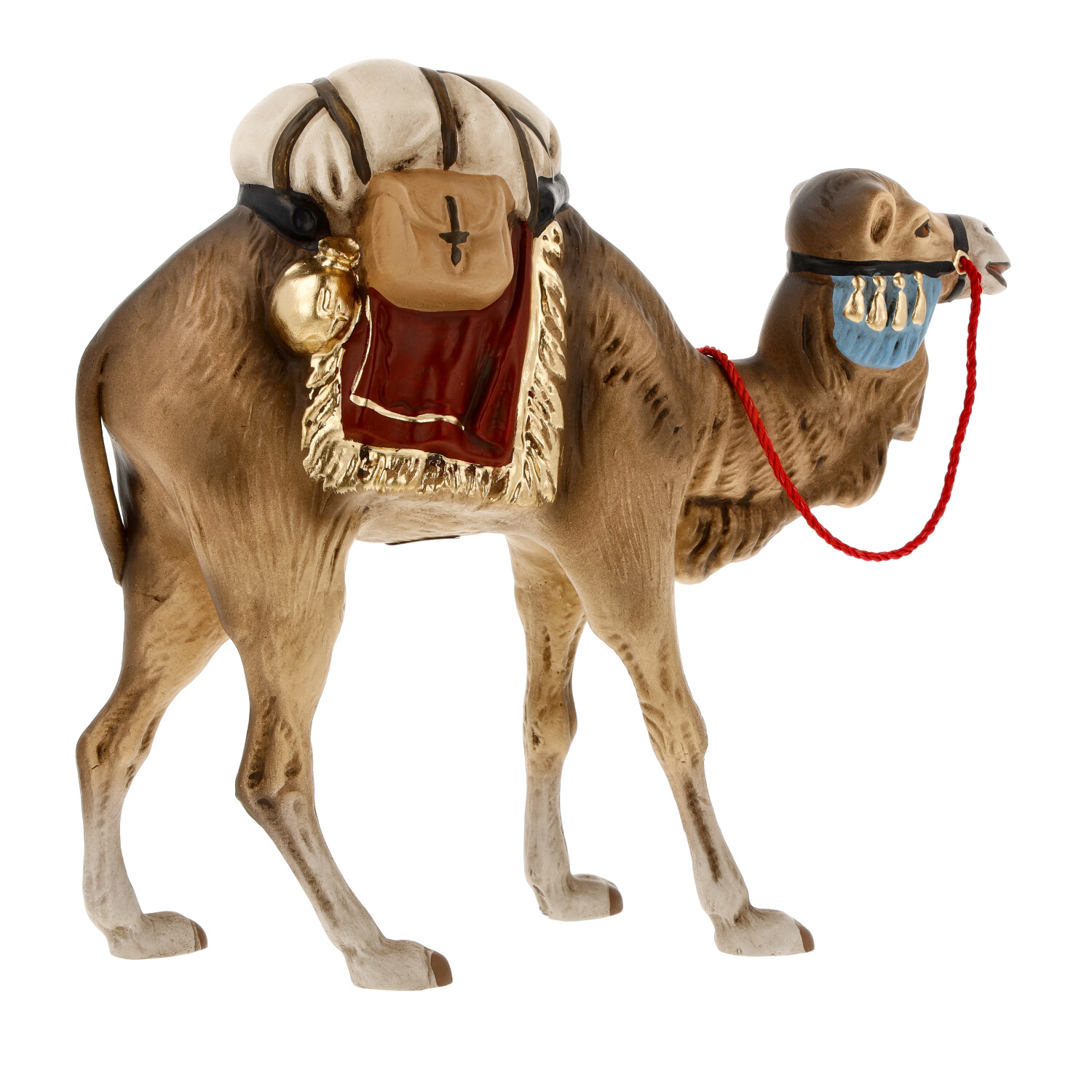 Kamel mit Gepäck, zu 11 - 12cm Marolin Krippenfiguren - made in Germany