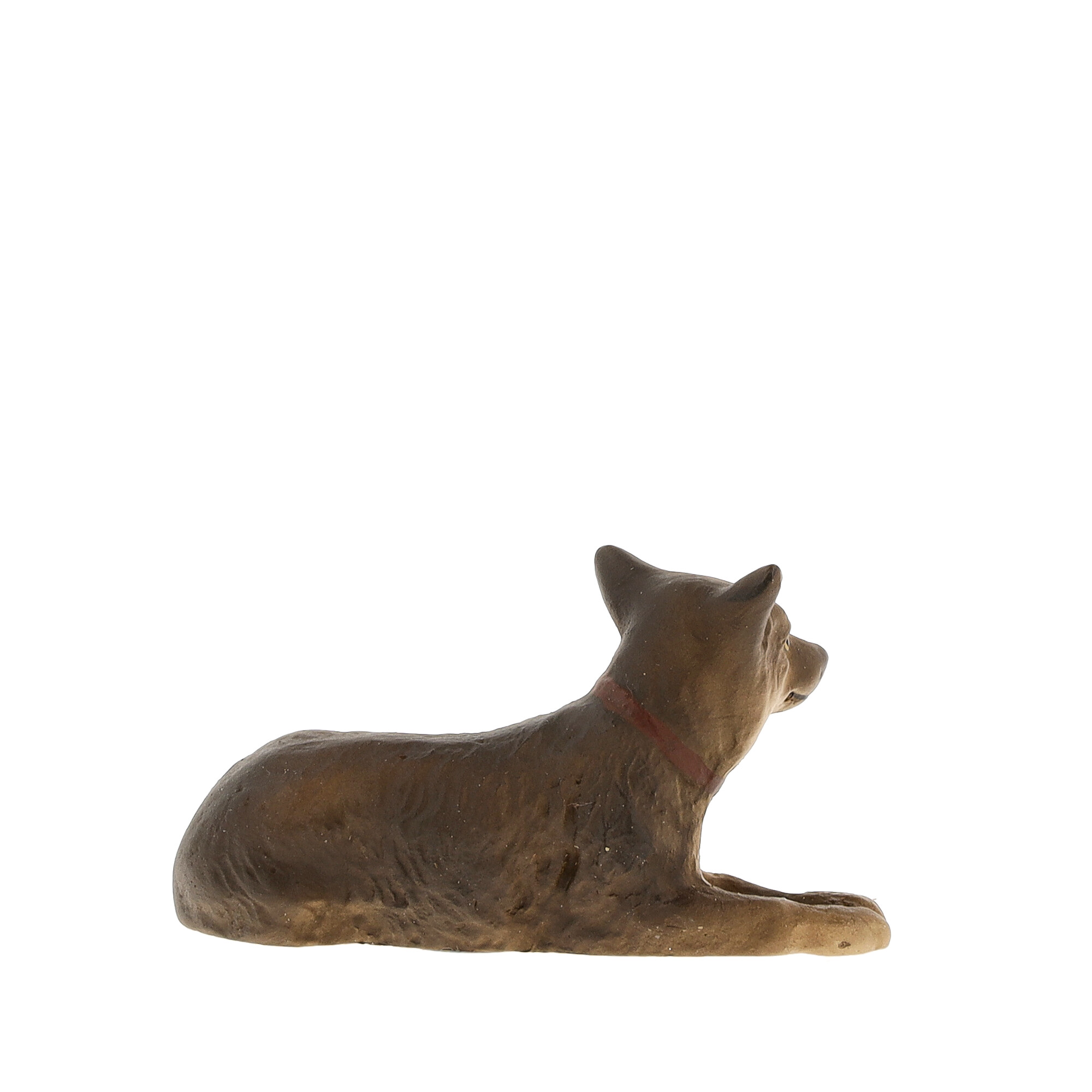 Schäferhund liegend, zu 11 - 12cm Figuren passend - MAROLIN Krippenfigur