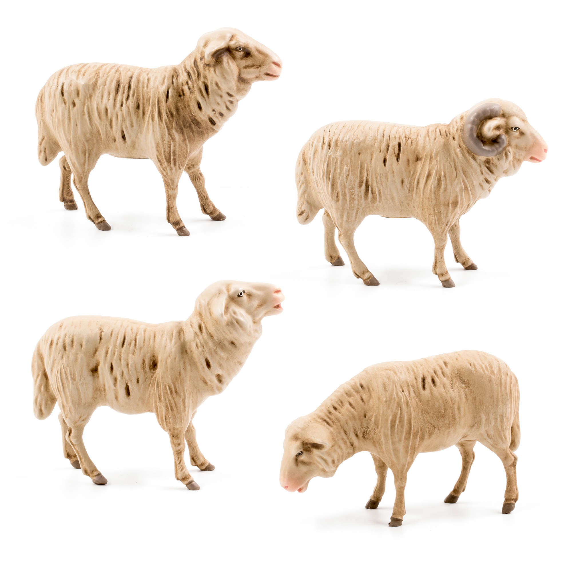 Schafgruppe, 4 Teile, zu 17cm Figuren