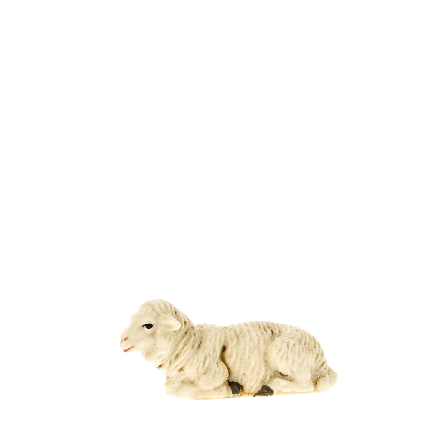 Schaf liegend - Marolin Plastik - Krippenfigur aus Kunststoff - made in Germany