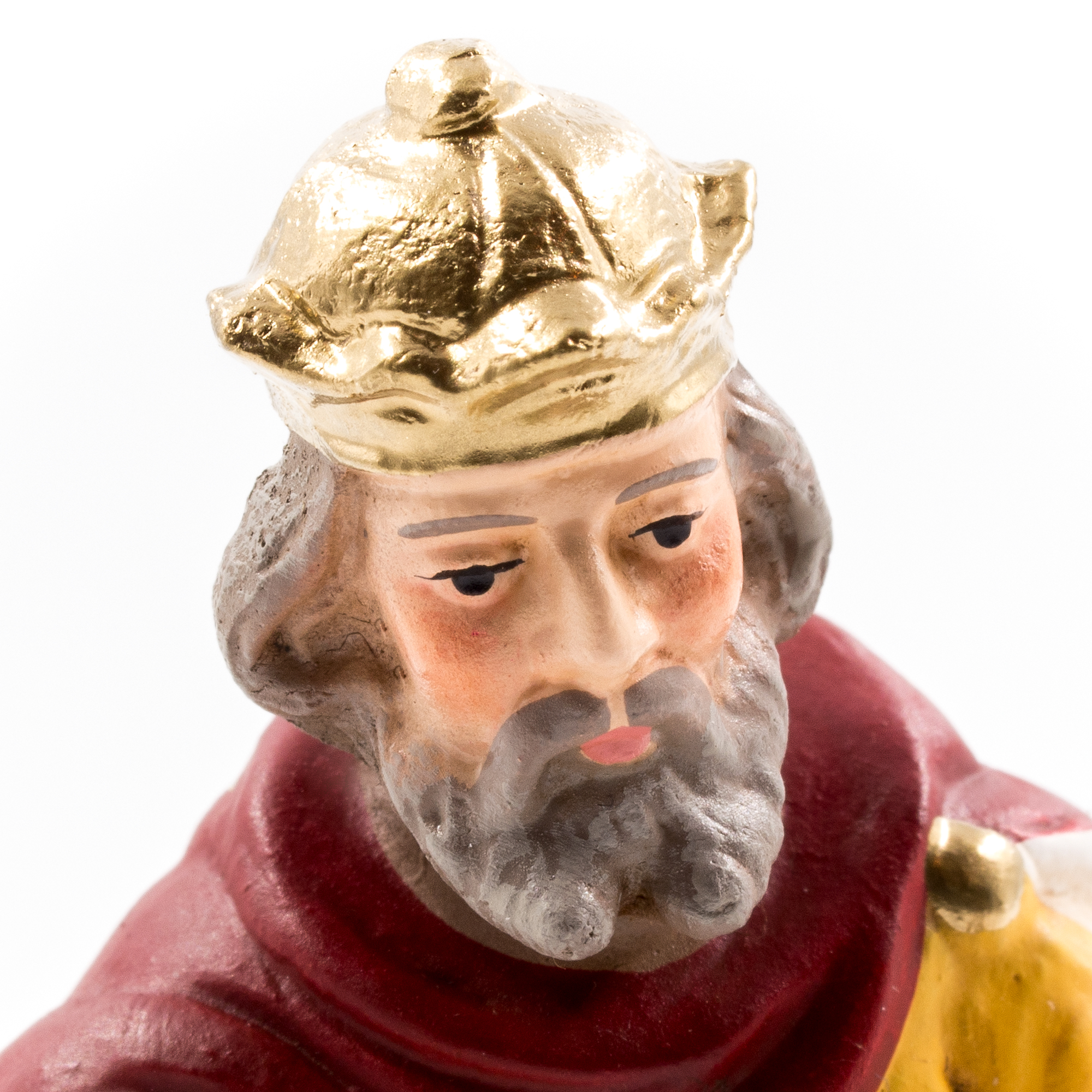 König weiß (Balthasar) - MAROLIN Krippenfigur