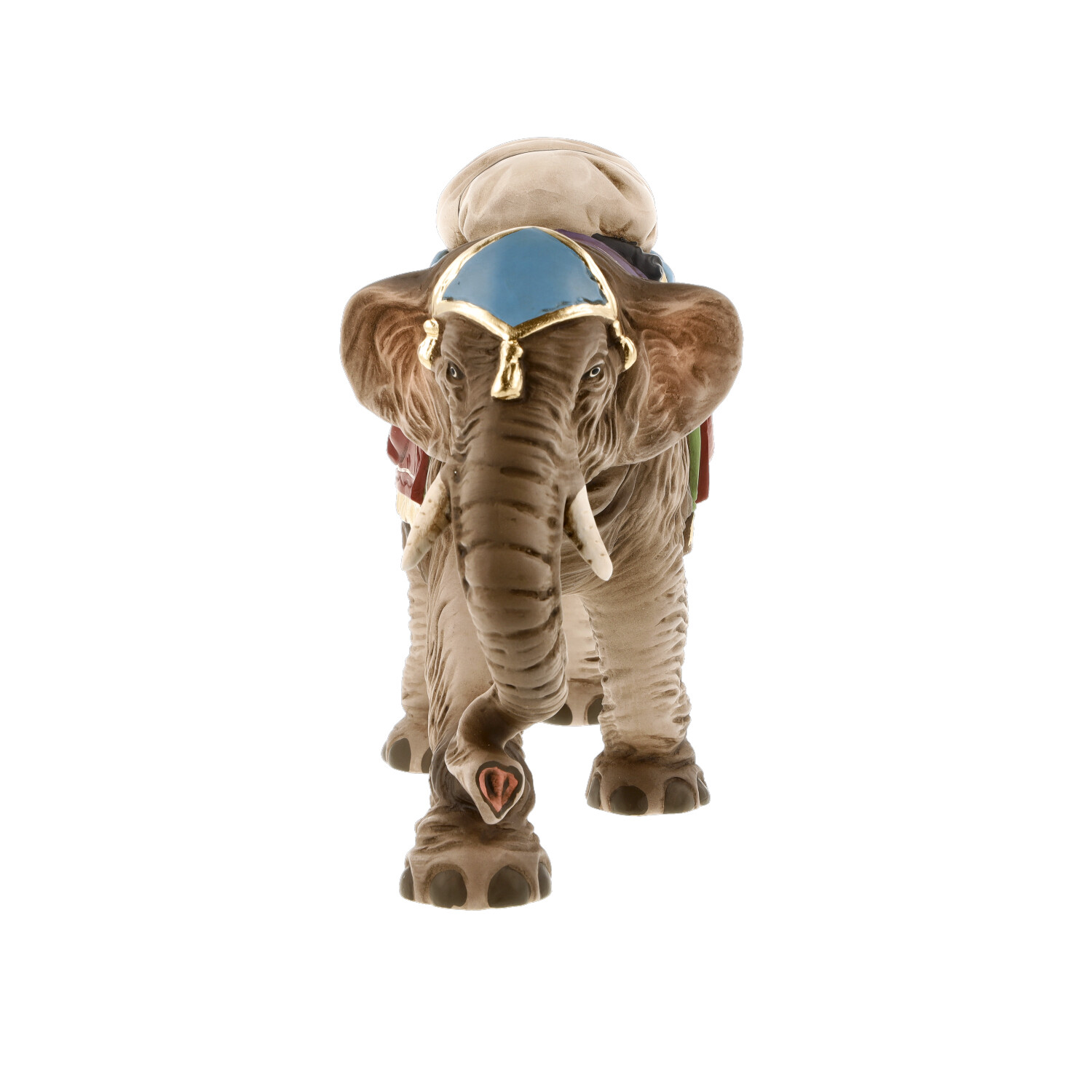 Elefant mit Gepäck, zu 12 - 14cm Marolin Krippenfiguren - made in Germany