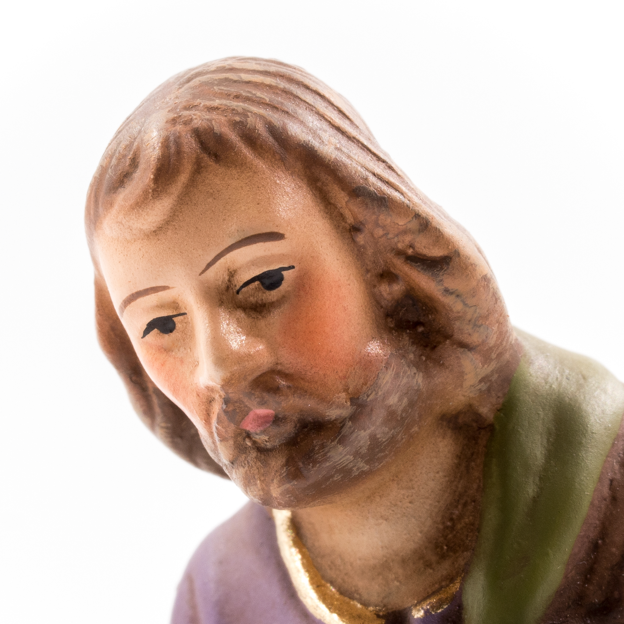 Josef stehend mit Laterne, zu 10cm Krippenfiguren - Original MAROLIN® - Krippenfigur für Ihre Weihnachtskrippe - Made in Germany